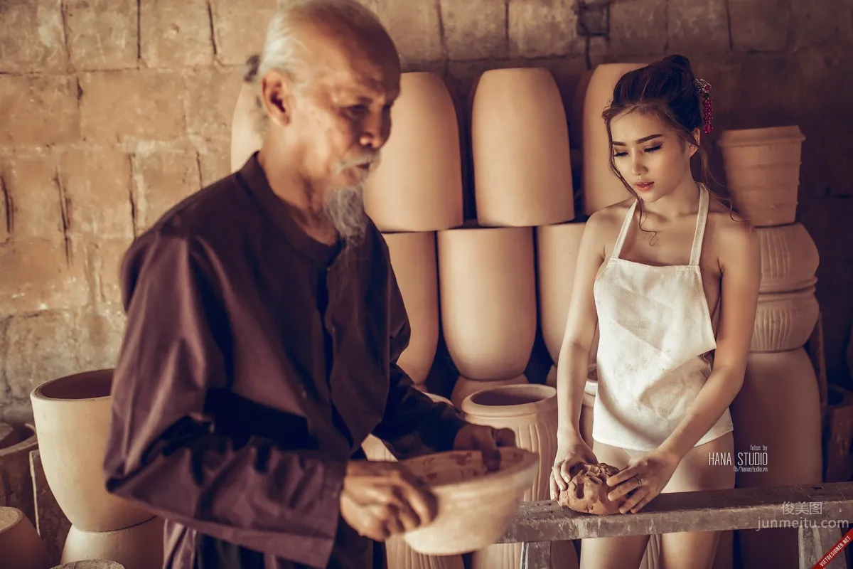 Vietnamese Countryside Sisters Series: Pottery Village Photos photo 15
