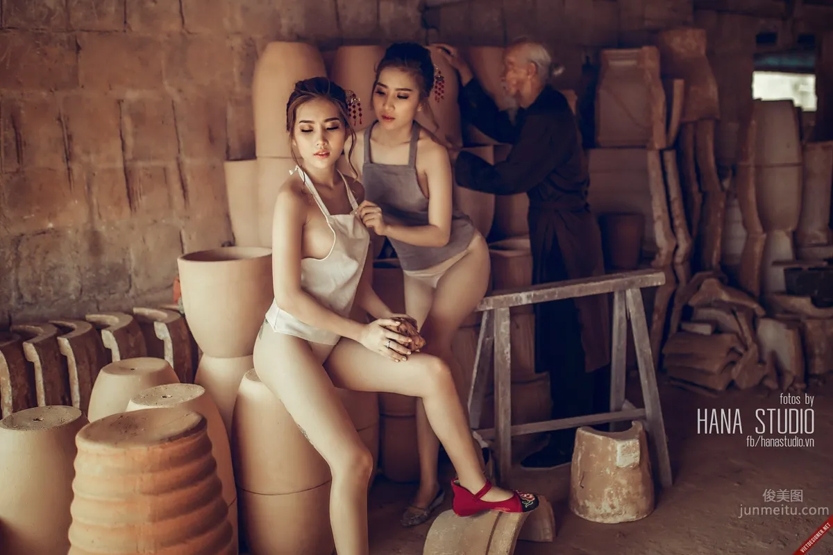 Vietnamese Countryside Sisters Series: Pottery Village Photos photo 50