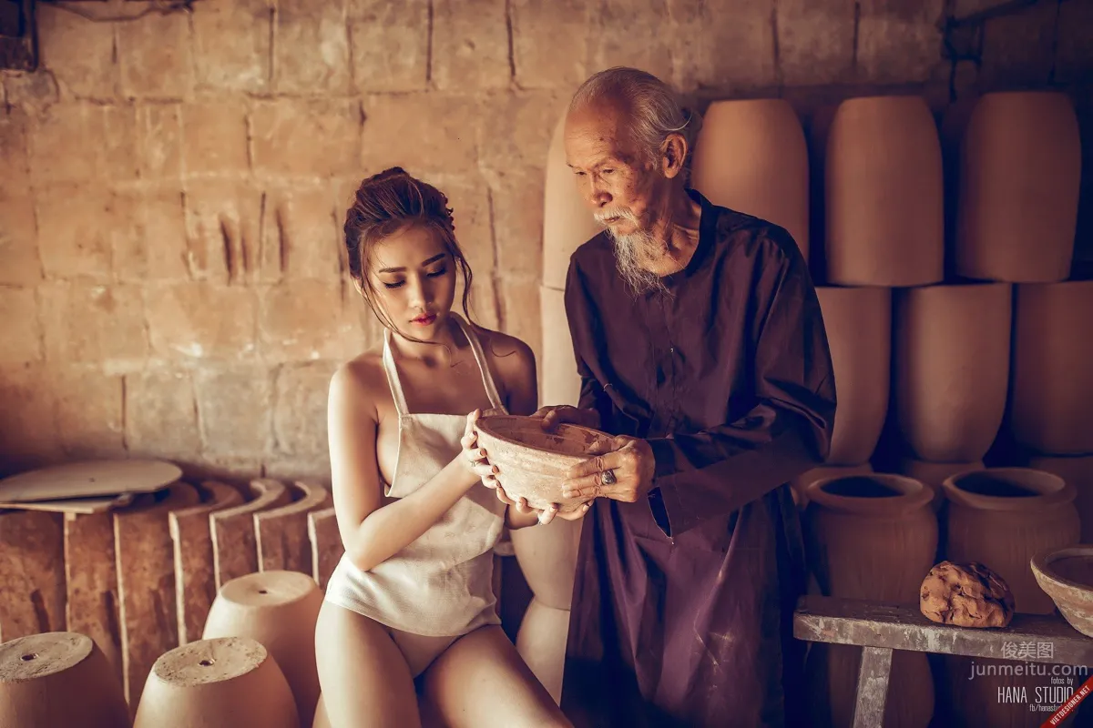 Vietnamese Countryside Sisters Series: Pottery Village Photos photo 11