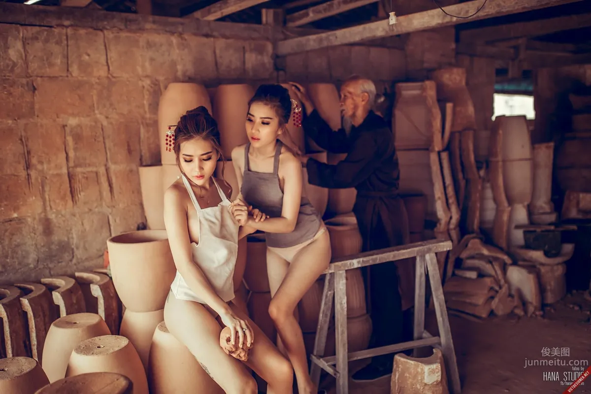 Vietnamese Countryside Sisters Series: Pottery Village Photos photo 49