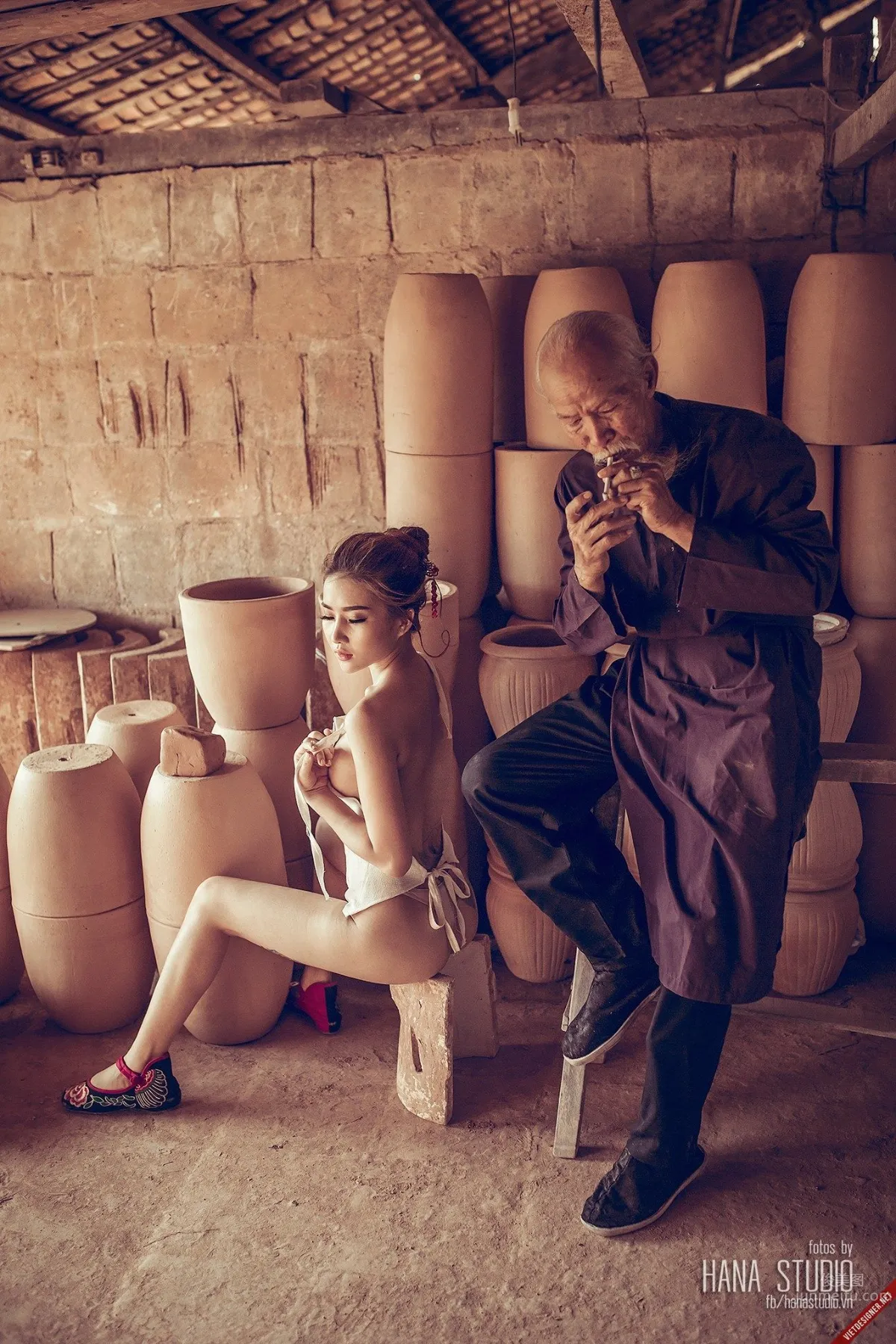 Vietnamese Countryside Sisters Series: Pottery Village Photos photo 17