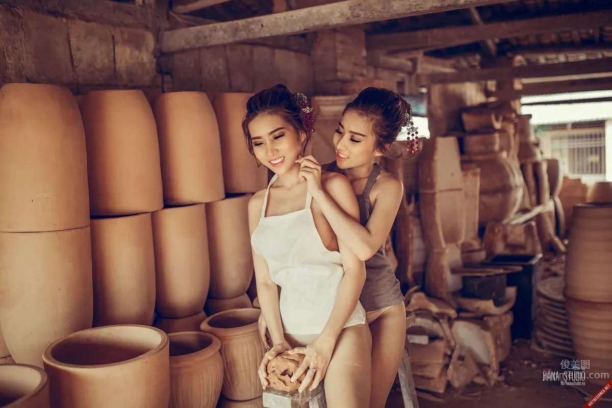 Vietnamese Countryside Sisters Series: Pottery Village Photos photo 46
