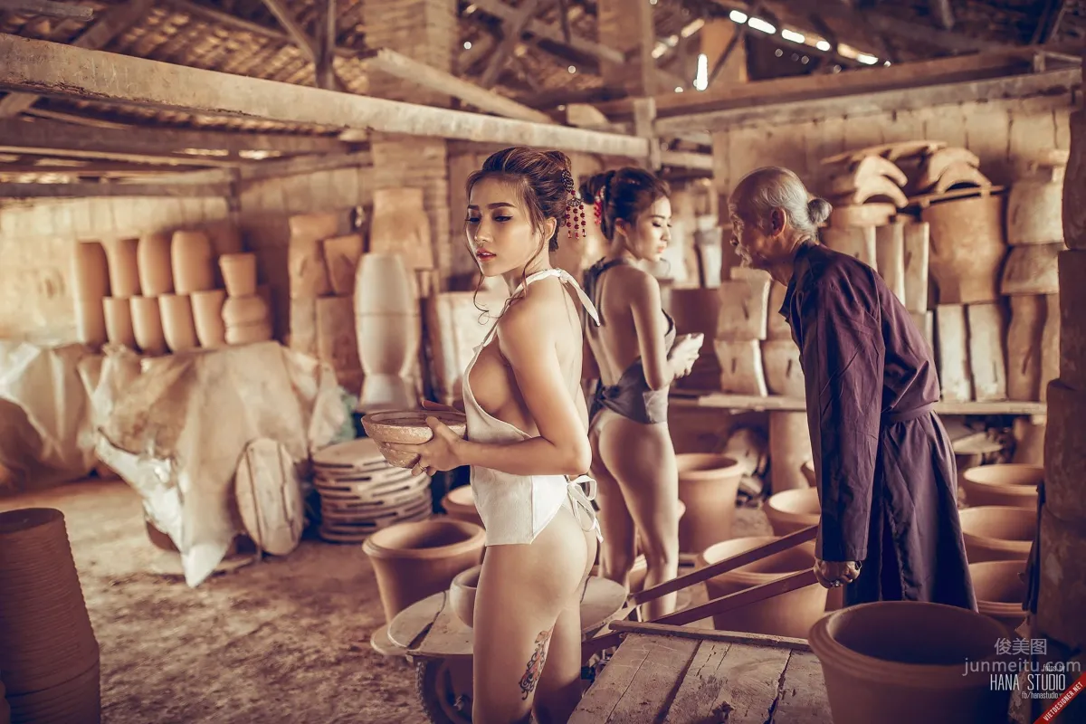 Vietnamese Countryside Sisters Series: Pottery Village Photos photo 36