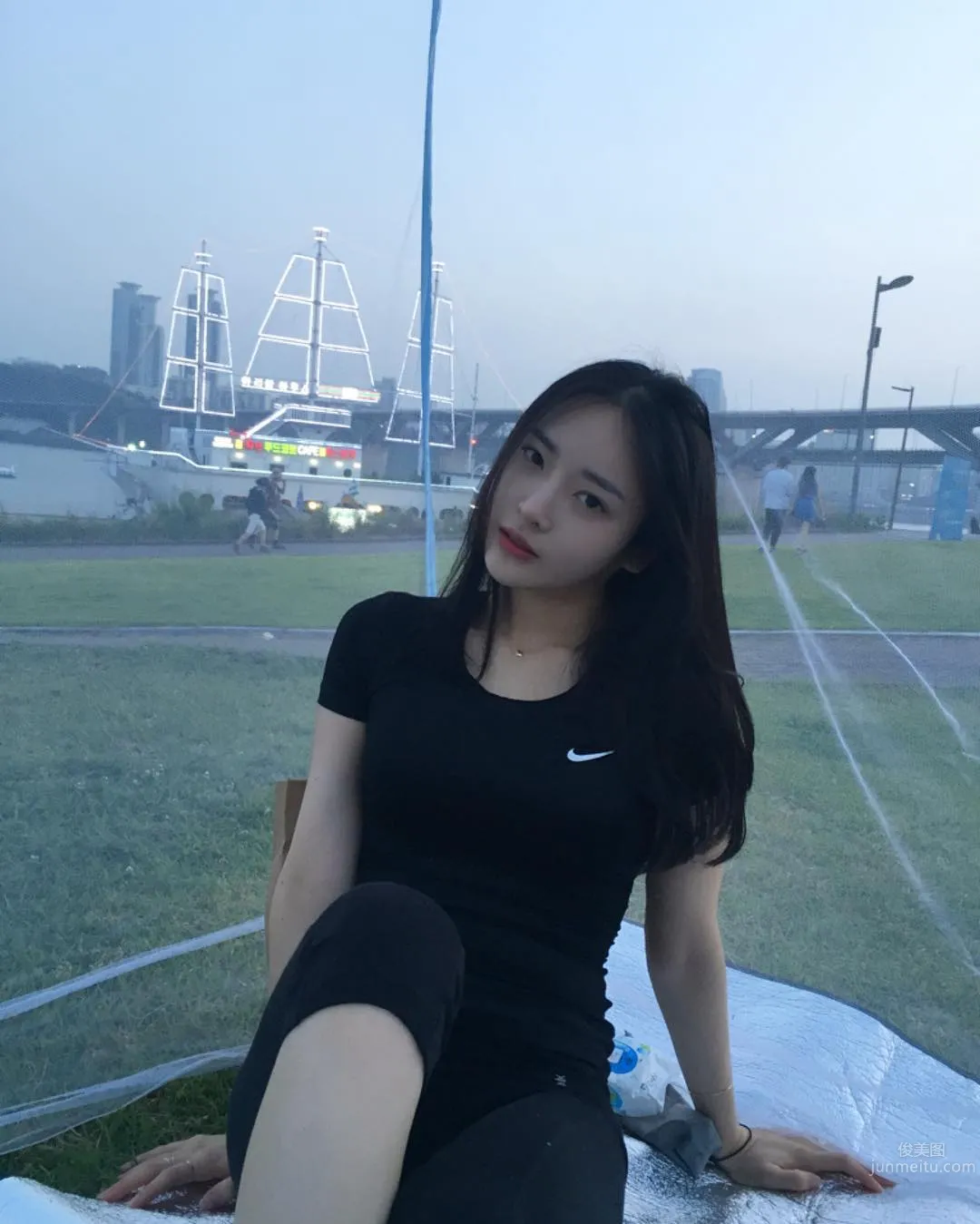 韩国健身正妹Kang Su一出场让全健身房都傻了_2