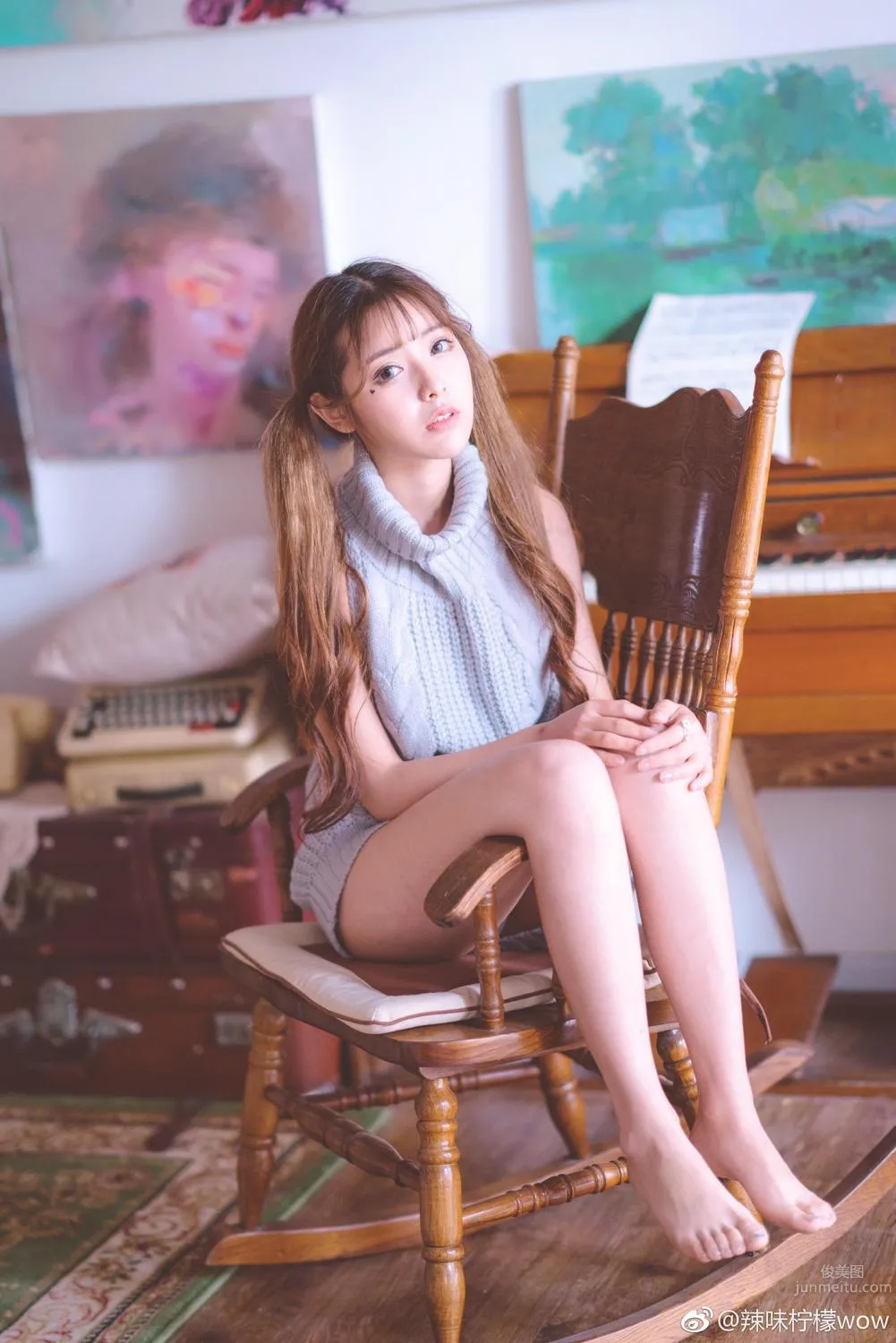 Energetic Girl Lin Mengxi, Pure Face and Proud Figure photo 8