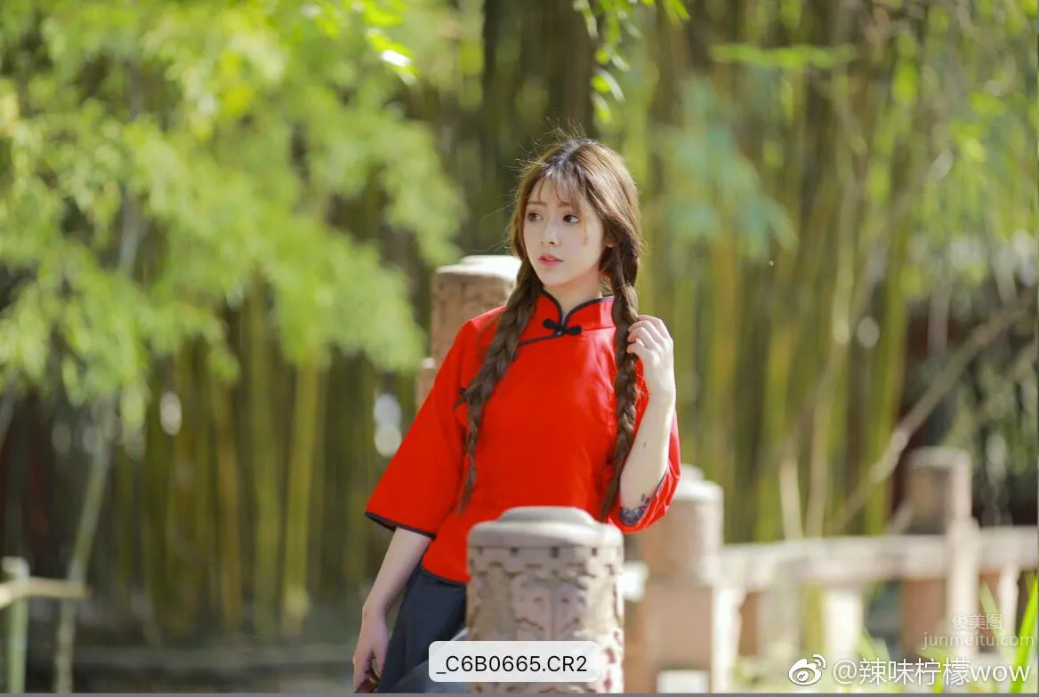 Energetic Girl Lin Mengxi, Pure Face and Proud Figure photo 28