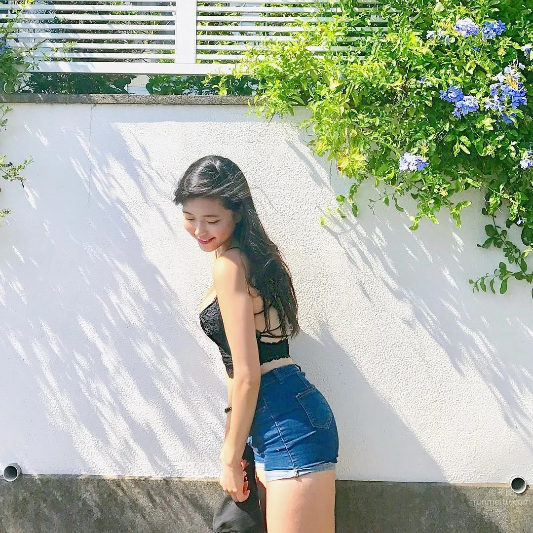 Pretty Girl Chen Pinyan Playing in the Water by the Japanese Seaside, Releasing the Healthiest and Most Beautiful Figure on the Beach photo 20