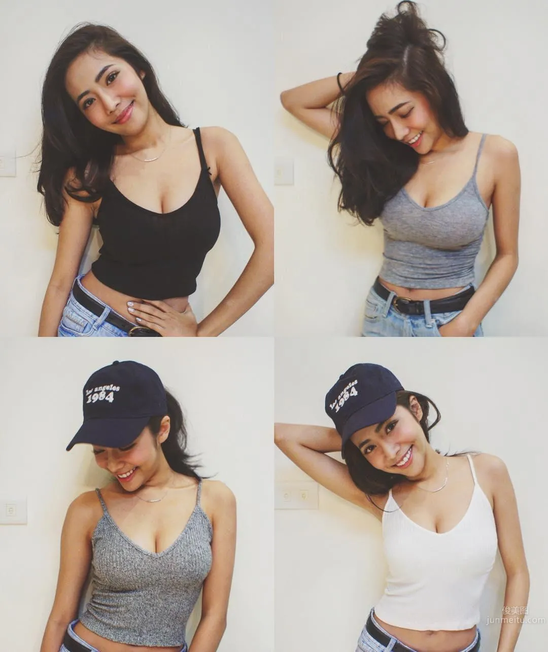 Mixed-Race Taiwanese Girl Yi Qian, Tank Top Invincible Combo photo 4