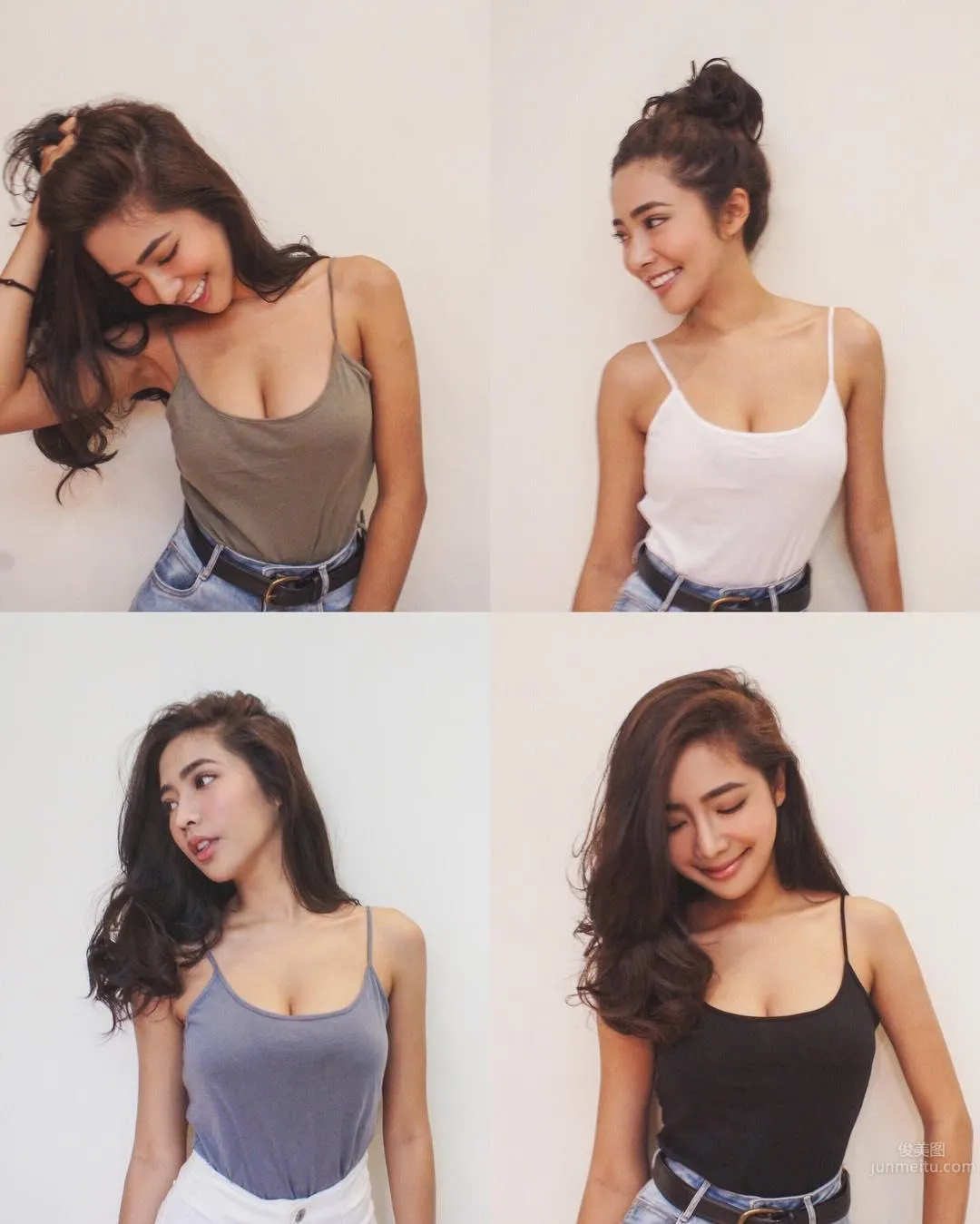 Mixed-Race Taiwanese Girl Yi Qian, Tank Top Invincible Combo photo 2