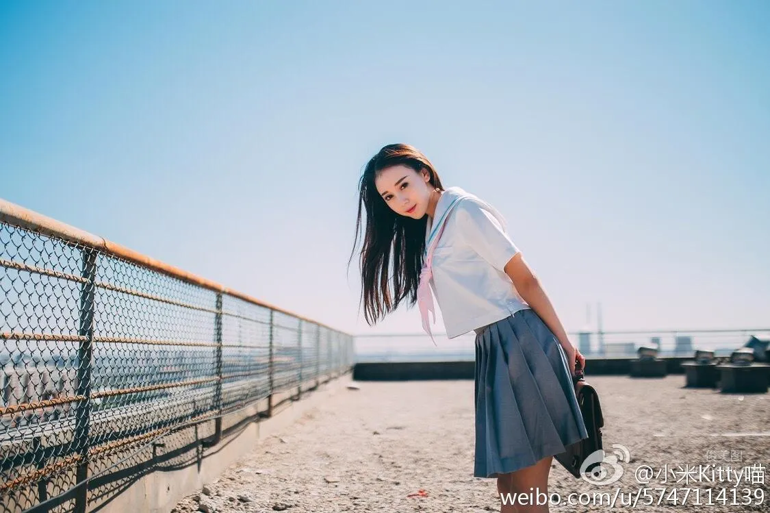 清纯少女小米Kitty喵 微博私房定制写真_15
