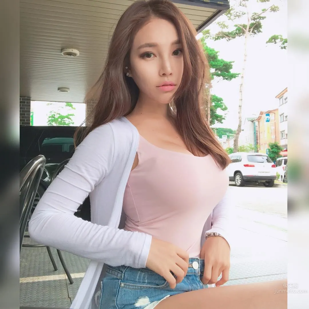健身模特고다연 极品S级车头灯身材_28