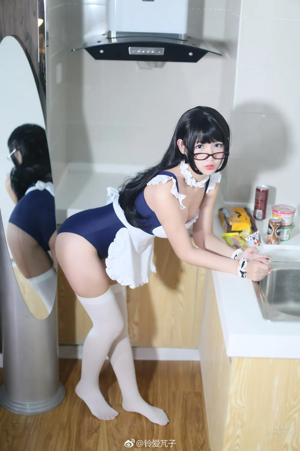 知名游戏博主彭爱玲 微博私房写真美图_19