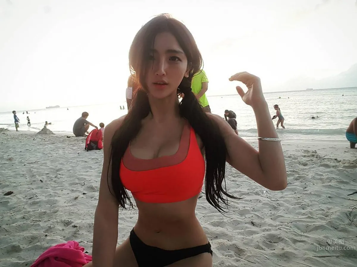 韓國健身美女박세리 緊身上衣超狂身材 3