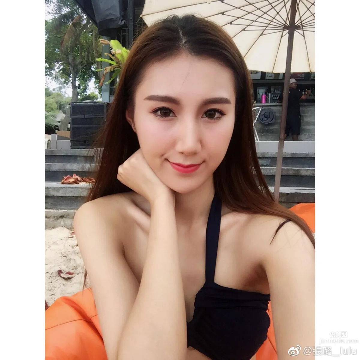 Long-Legged Beauty Zhang Lu lulu Weibo Elegant Private Shoot photo 5