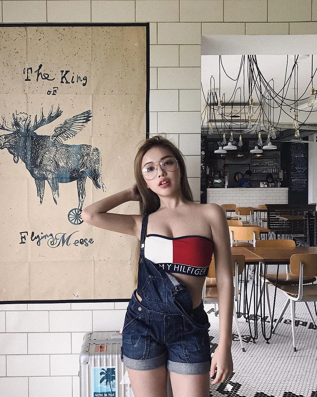 Taiwan Cute Girl Huang Lin Latest Playful Instagram Private Shoot photo 32