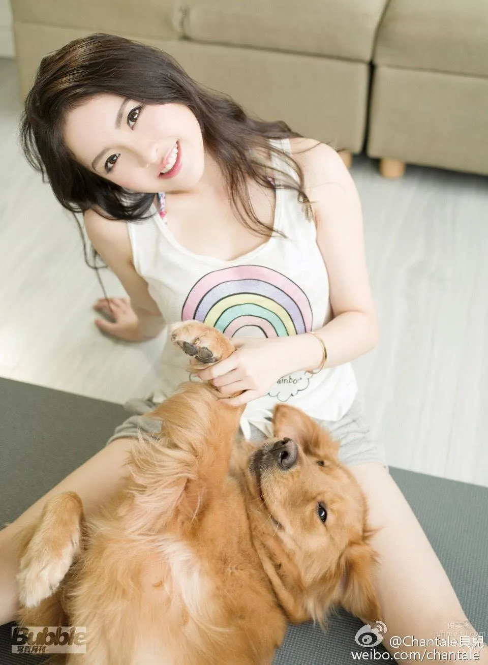 《hello!女神》贝依霖 家居私拍美照_9