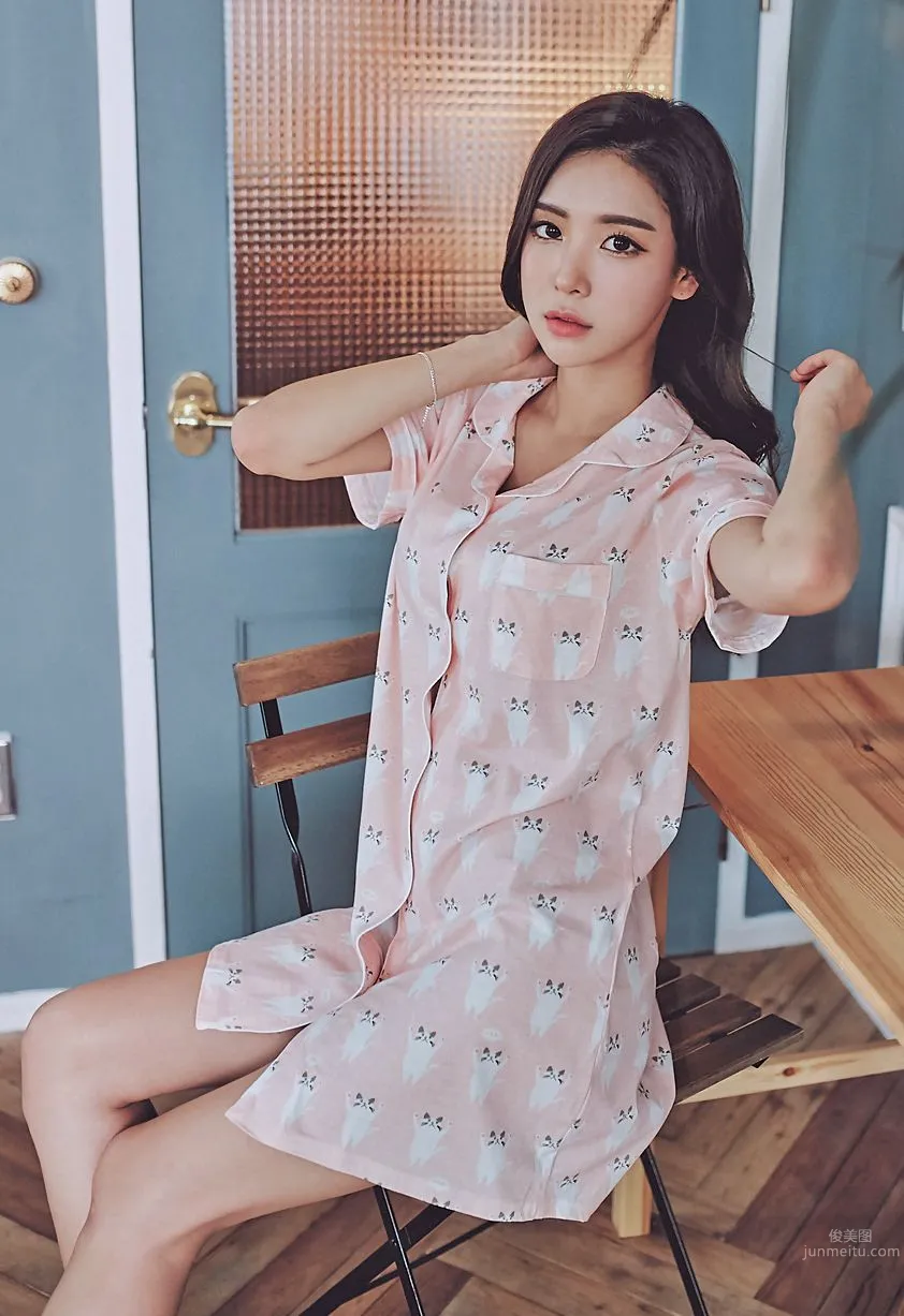 Korean Model Park Da Hyun Lologirl Pajama Series Three photo 130