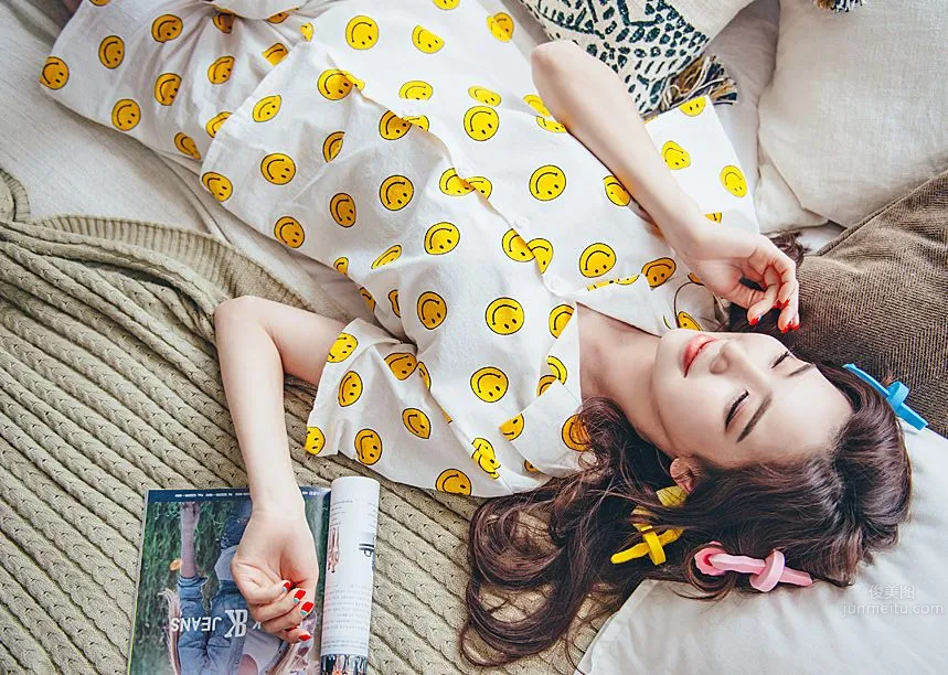 Korean Model Park Da Hyun Lologirl Pajama Series Three photo 149