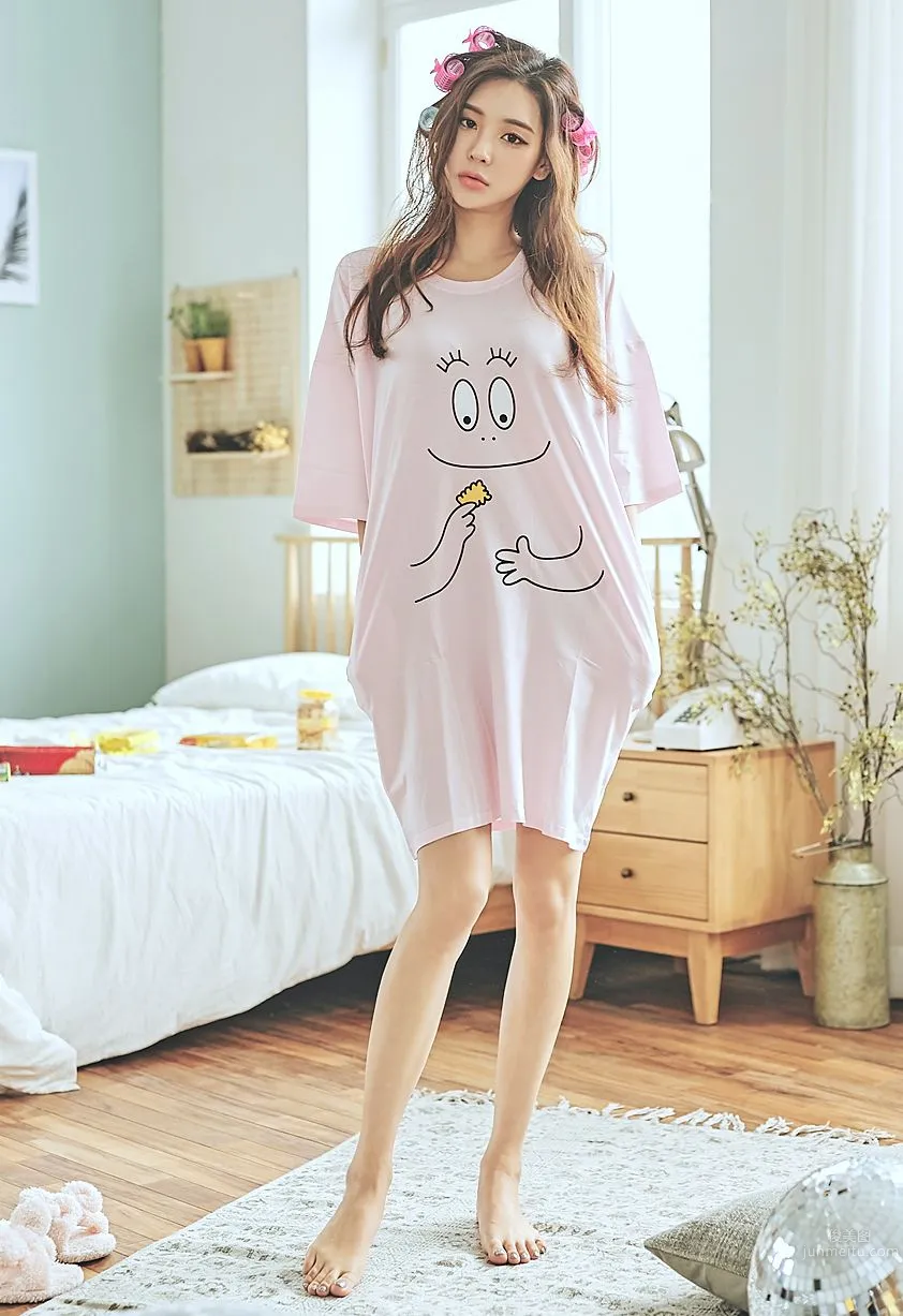 Korean Model Park Da Hyun Lologirl Pajama Series Three photo 32