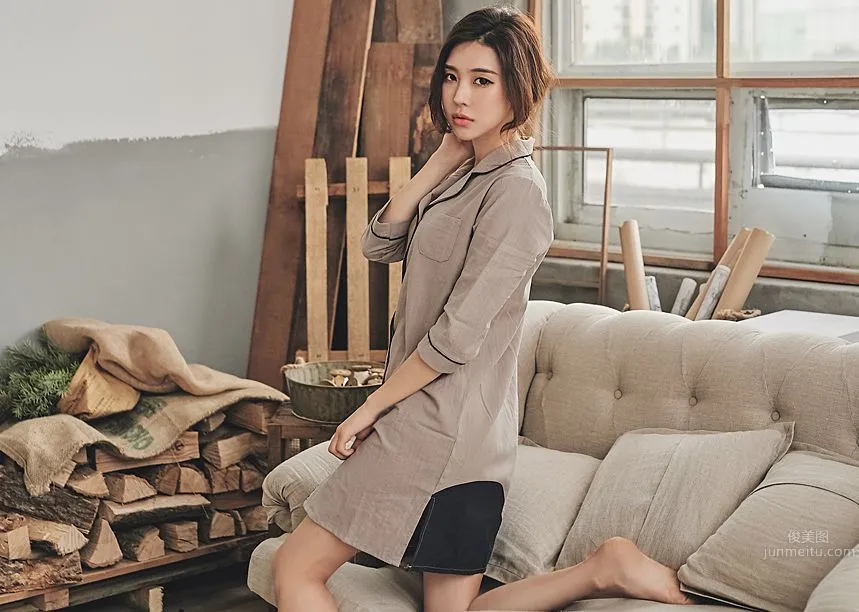 Korean Model Park Da Hyun Lologirl Pajama Series Three photo 41