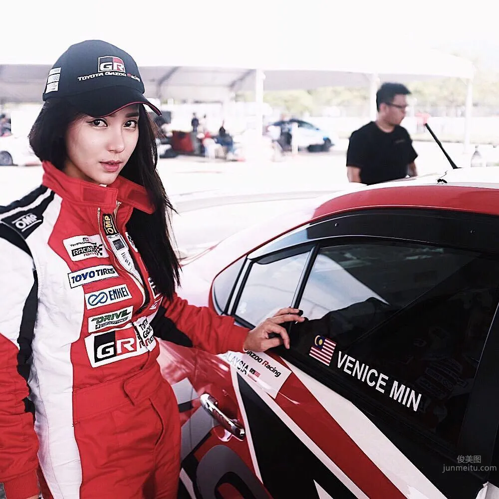 大馬美女賽車手Venice Min 賽車服底下是身材姣好 28