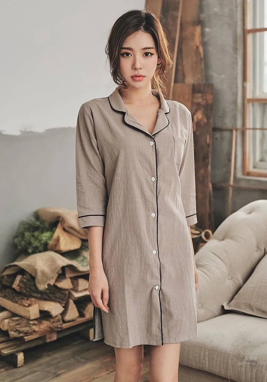 Korean Model Park Da Hyun Lologirl Pajama Series Three photo 37