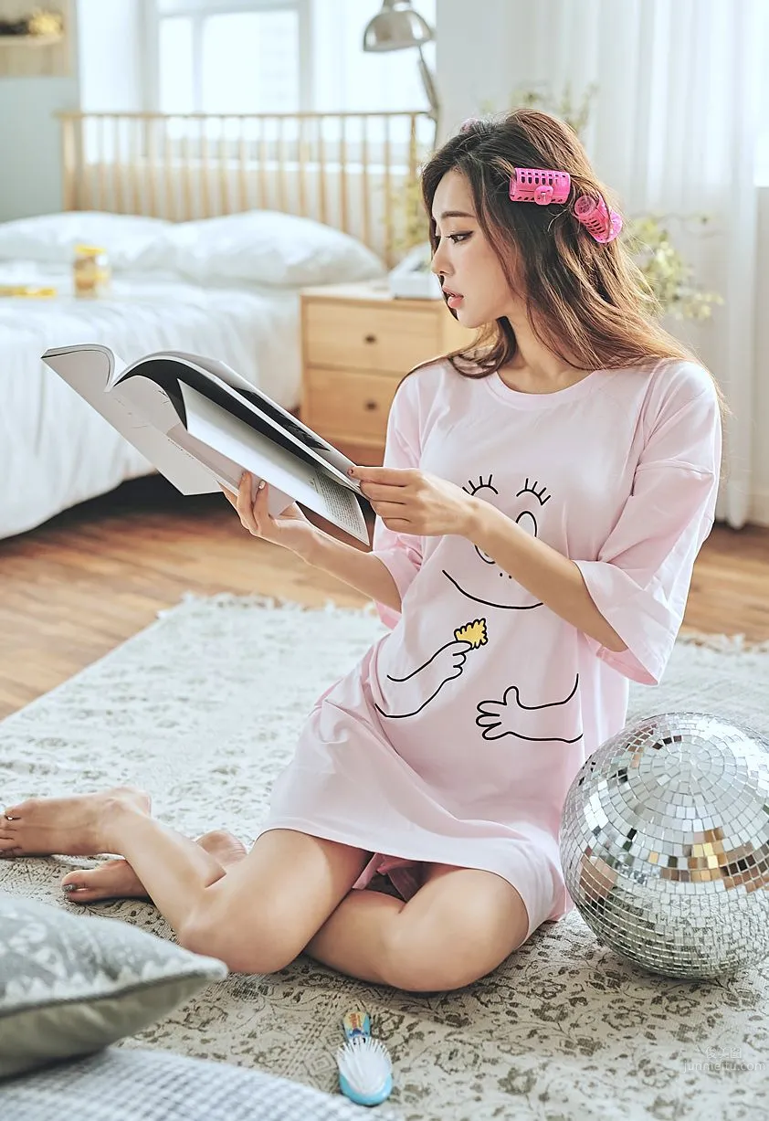 Korean Model Park Da Hyun Lologirl Pajama Series Three photo 26