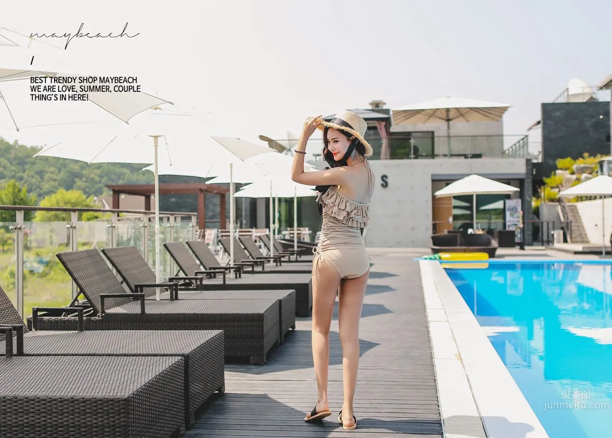 Korean Model Yeonjieun maybeach Swimwear Series One photo 12