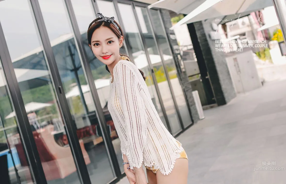Korean Model Yeonjieun maybeach Swimwear Series One photo 23