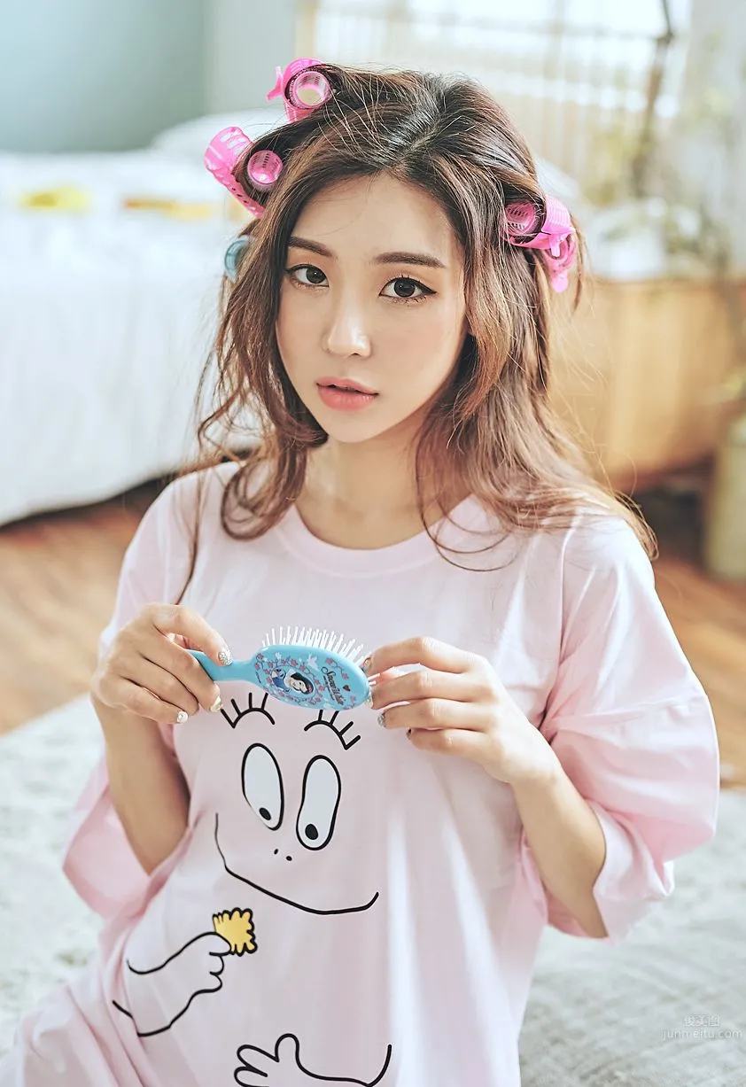 Korean Model Park Da Hyun Lologirl Pajama Series Three photo 29