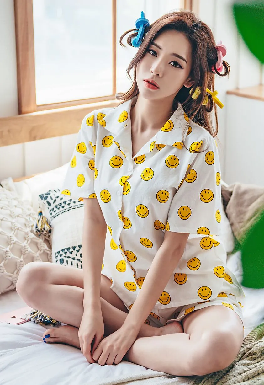 Korean Model Park Da Hyun Lologirl Pajama Series Three photo 147