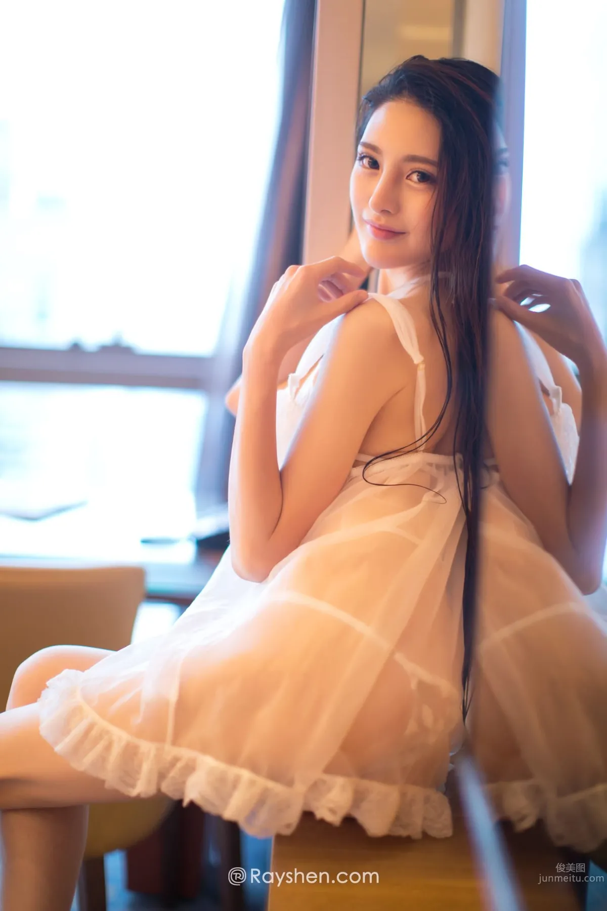 Bony Beauty Xu Sien, Temptation of Translucent Pajamas photo 2