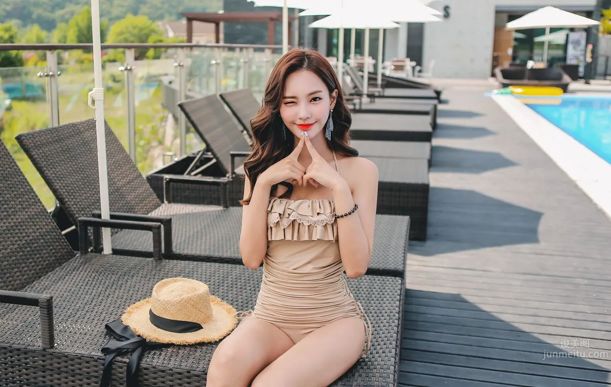 Korean Model Yeonjieun maybeach Swimwear Series One photo 11