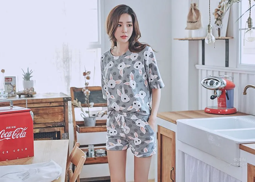 Korean Model Park Da Hyun Lologirl Pajama Series photo 104