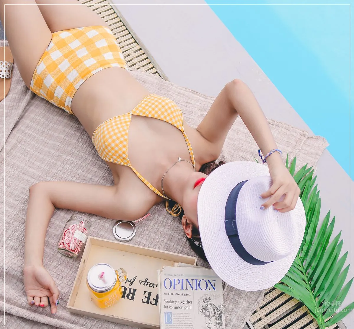 Korean Model Yeonjieun maybeach Swimwear Series One photo 34