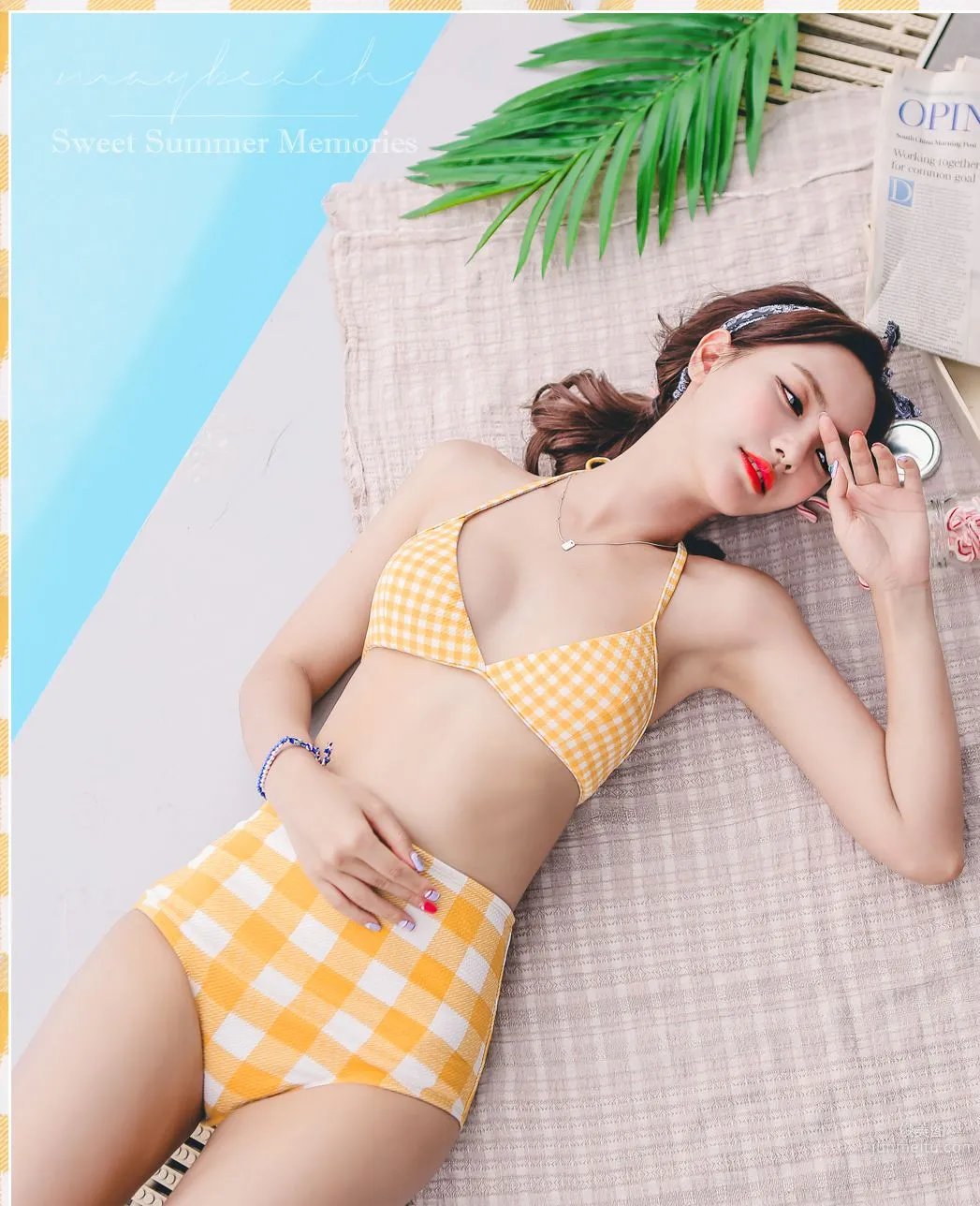 Korean Model Yeonjieun maybeach Swimwear Series One photo 27