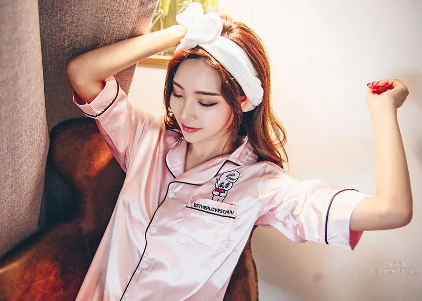 Korean Model Park Da Hyun Lologirl Pajama Series Three photo 93