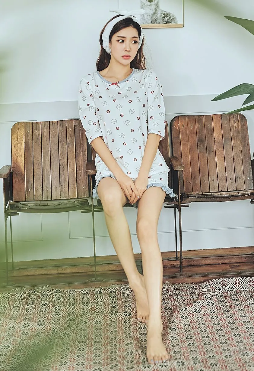 Korean Model Park Da Hyun Lologirl Pajama Series Three photo 104