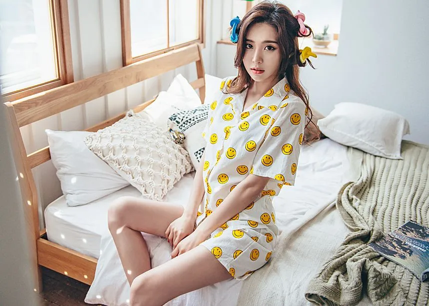 Korean Model Park Da Hyun Lologirl Pajama Series Three photo 148
