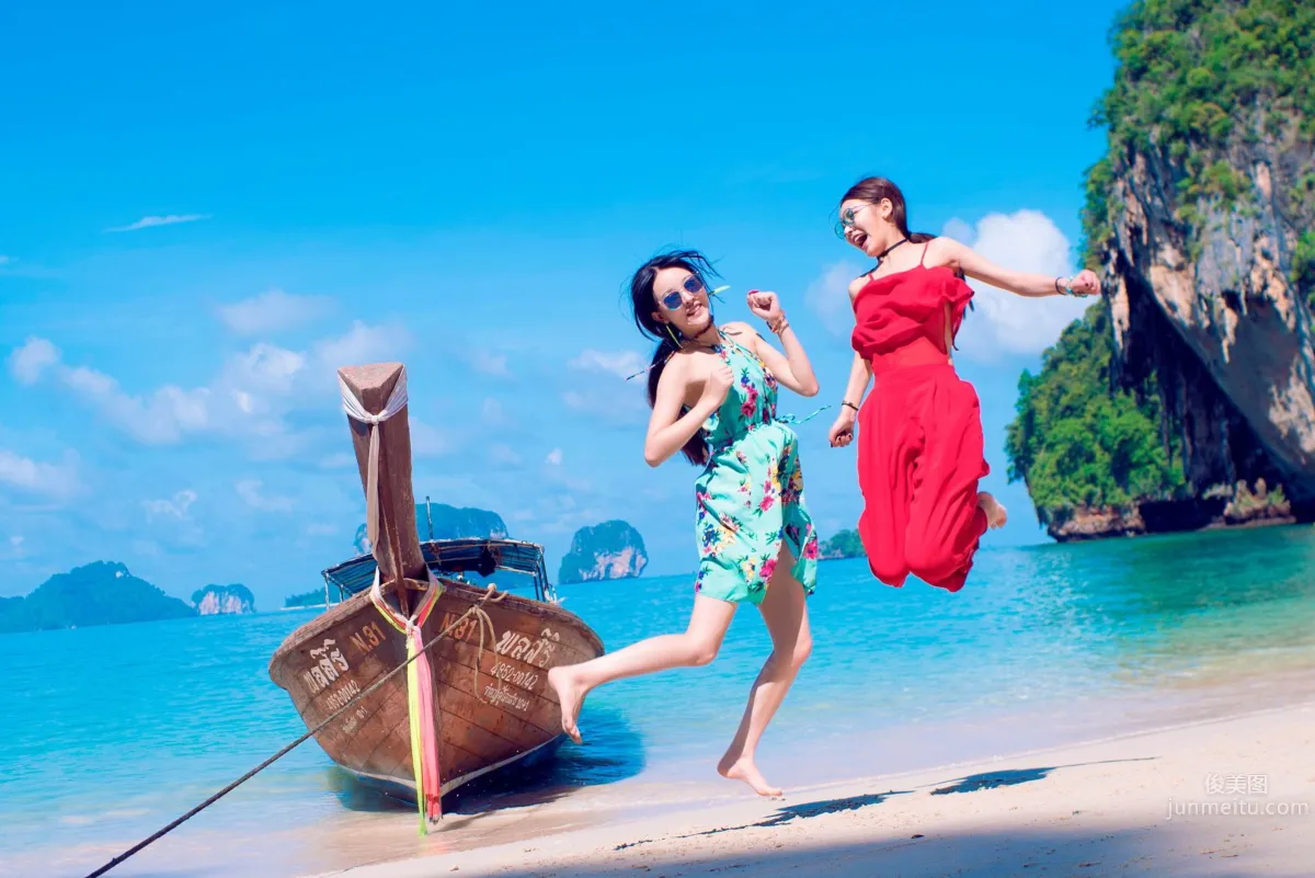 徐妍馨與陳大榕 印尼巴沙旅拍寫真 34