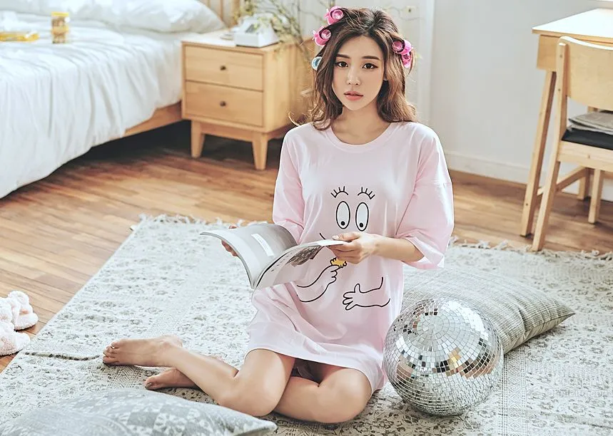 Korean Model Park Da Hyun Lologirl Pajama Series Three photo 27