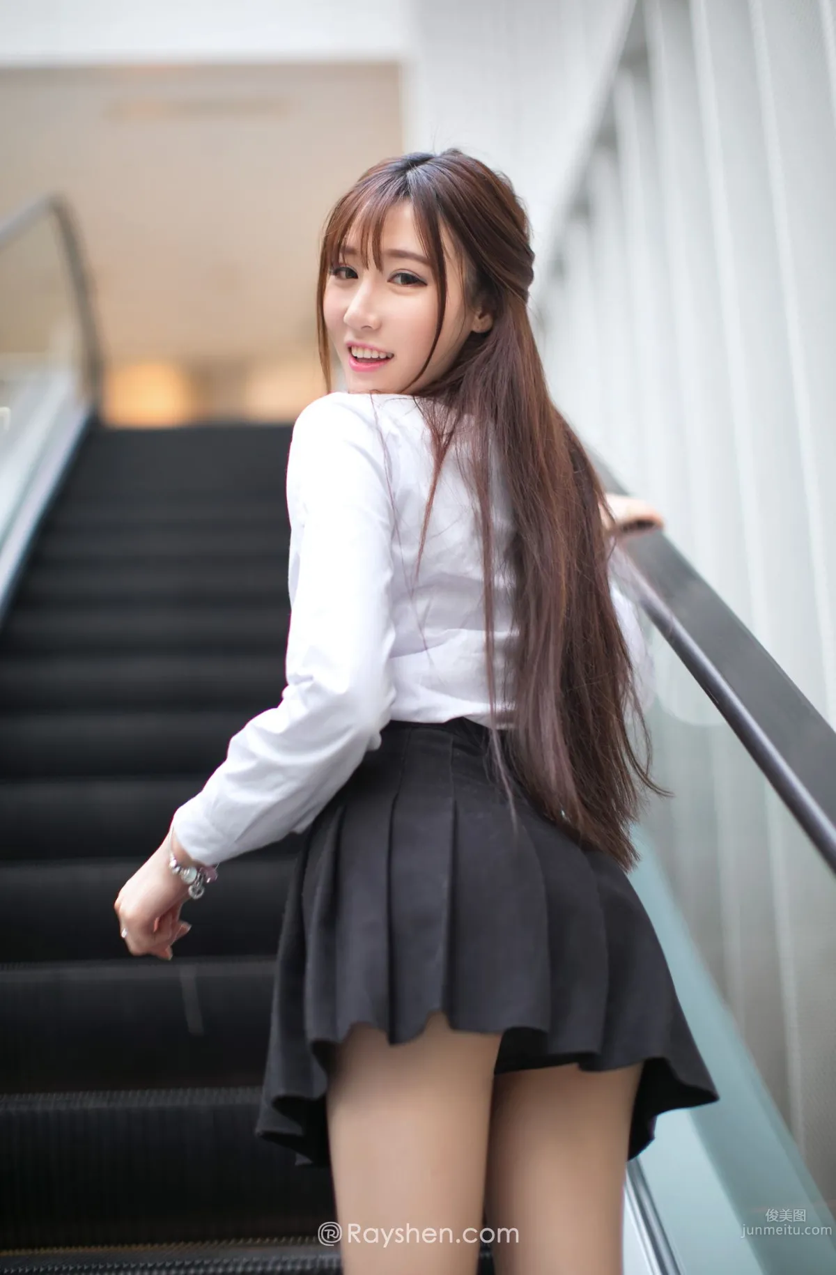 灵动美女张飞飞 纯情唯美校服写真_12