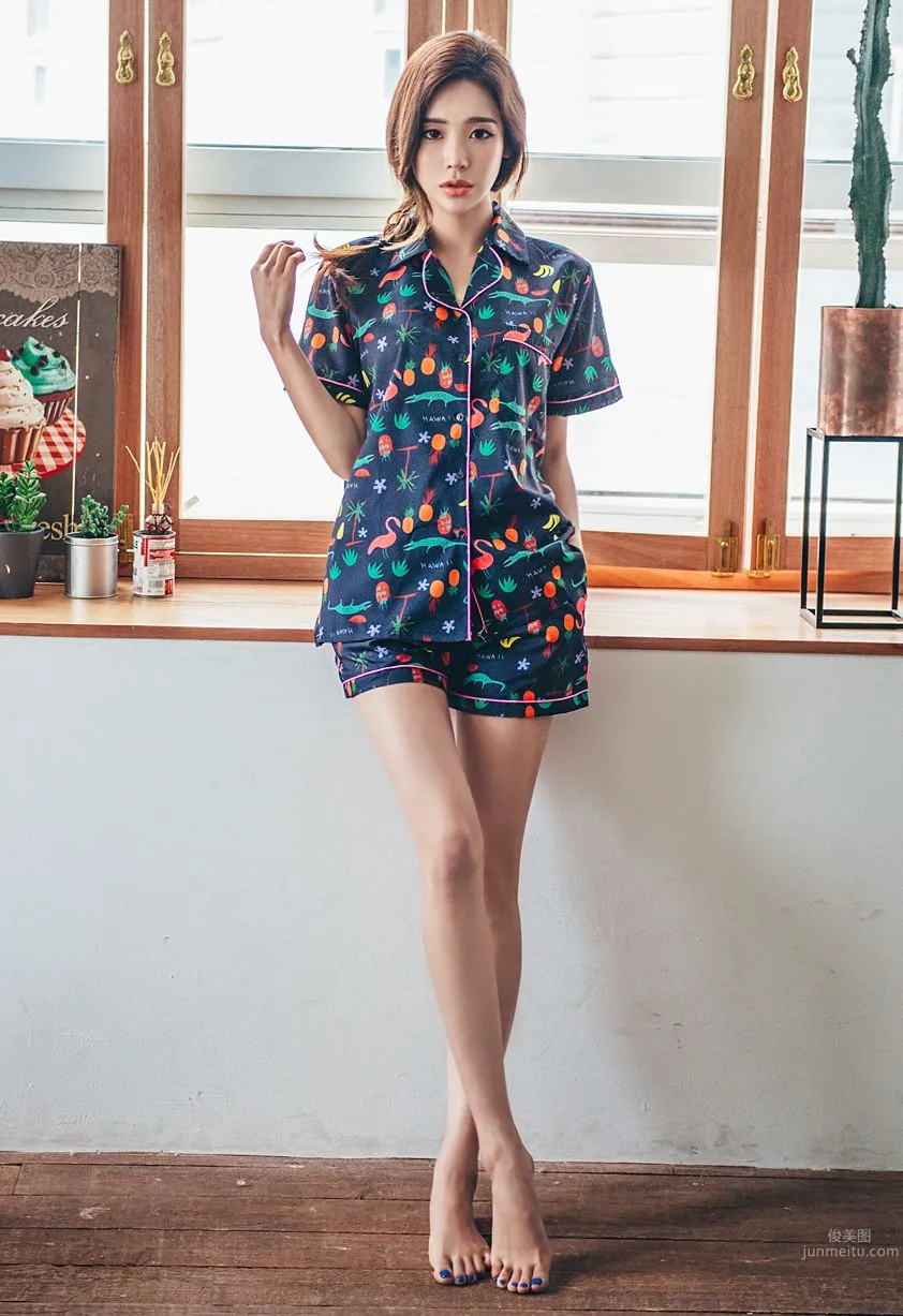 Korean Model Park Da Hyun Lologirl Pajama Series photo 56