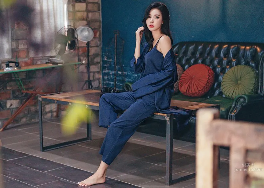 Korean Model Park Da Hyun Lologirl Pajama Series Three photo 53