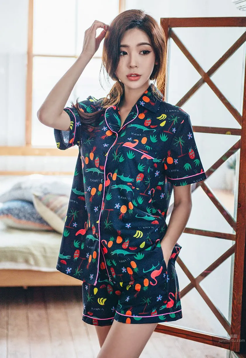 Korean Model Park Da Hyun Lologirl Pajama Series photo 55