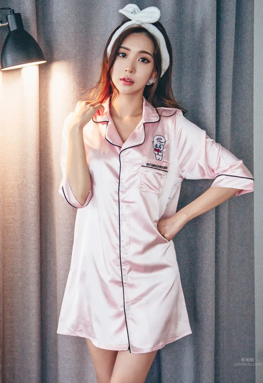 Korean Model Park Da Hyun Lologirl Pajama Series Three photo 94