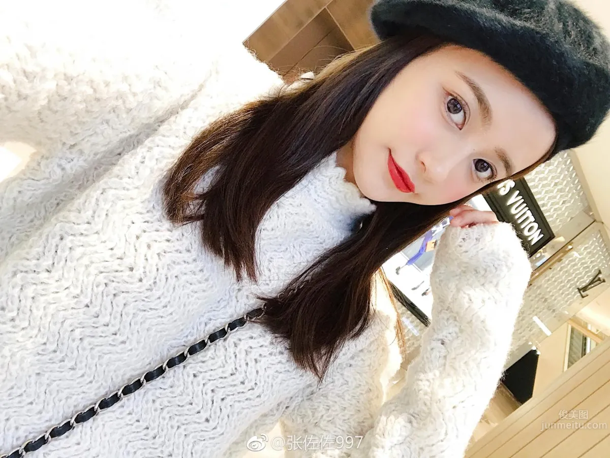 夢幻正妹張佐佐 微博美妝私房照 2
