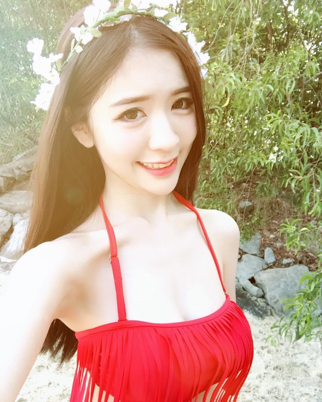 比基尼不要停！清新正妹「Chong Anqi」高顔值看不膩 25