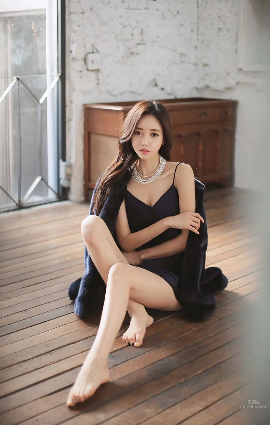 南韓美人孫允珠 唯美系吊帶内衣二 5