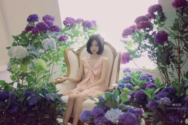 冷豔美人尹善英 洋裝美照惹人愛 29
